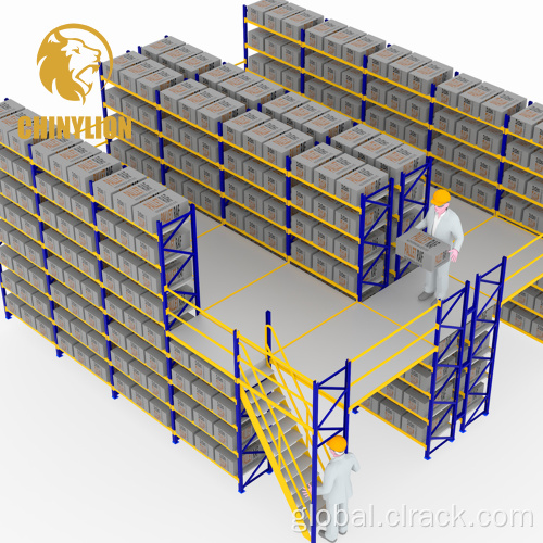 Steel Multi Tier Shelving Multi Tier Shelving For Industrial Warehouse Factory